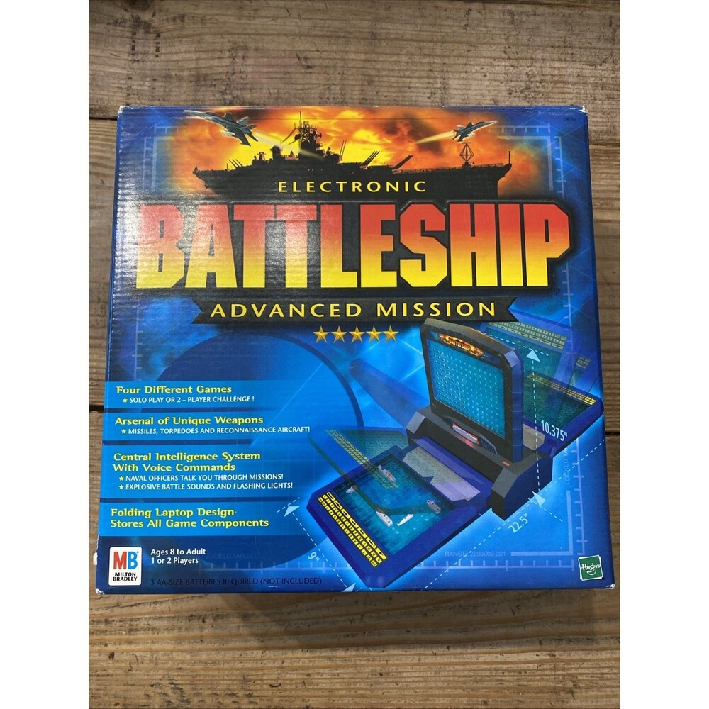 2000 MB Electronic Advanced Mission Battleship Game (Complete) Tested And Works